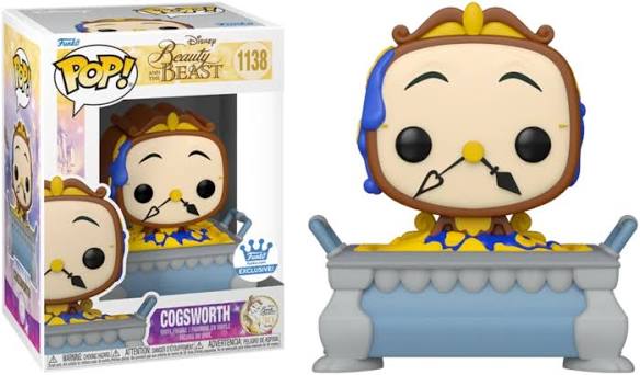 Funko POP! Disney: Beauty and the Beast - Cogsworth 1138 (Funko Exclusive)
