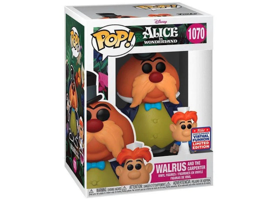 Funko POP! Disney: Alice in Wonderland - Walrus 1070 (Funko 2021 Summer Convention Limited Edition) (Box Damage)