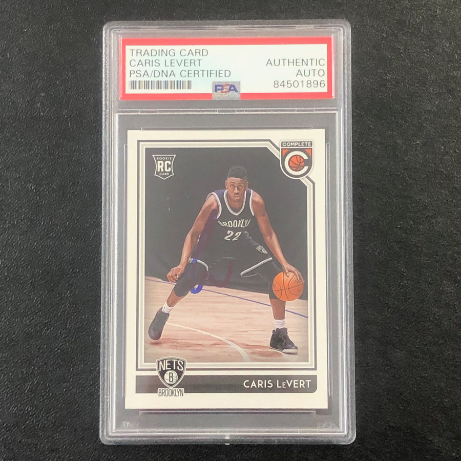 2016 Panini Complete #214 Caris Levert Signed Card AUTO PSA Slabbed Nets RC