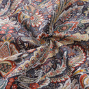 Men's Hawaiian Shirt Scroll Pattern Print Cotton Button-down Short Sleeve Aloha Shirt