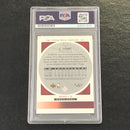 2003-04 Upper Deck Standing O #2 Jason Terry Signed Card AUTO PSA Slabbed Hawks