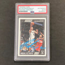 2016-17 NBA Hoops #88 Bojan Bogdanovic Signed Card AUTO PSA Slabbed Nets