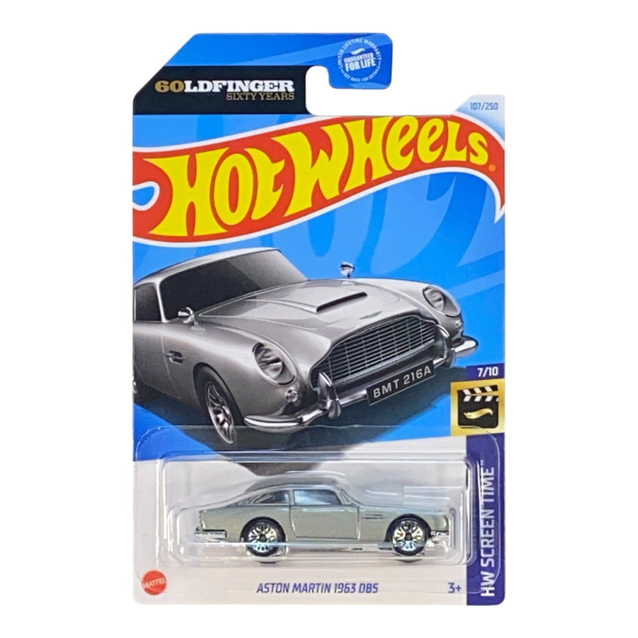 Hot Wheels Aston Martin 1963 DBS - 60LDFinger Sixty Years - HW Screen Time Series 7/10