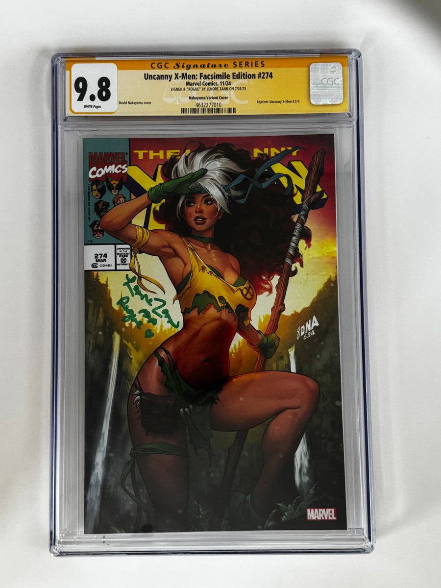 [Signed by Lenore Zann] Uncanny X-Men Facsimile Edition #274 CGC 9.8 Yellow Label Nakayama Exclusive Var