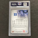 2012-13 SP Authentic #29 Miles Plumlee Signed Card AUTO PSA Slabbed Blue Devils