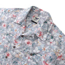 Hawaiian Shirt For Men Sea of Flowers Shirt Camp Collar 100% Cotton
