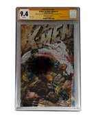 [TRIPLE SIGNED CGC YELLOW LABEL 4 PACK FOIL] X-Men 1991 #1 Facsimile Jim Lee | Claremont |  Williams Cover Var [Set #1]