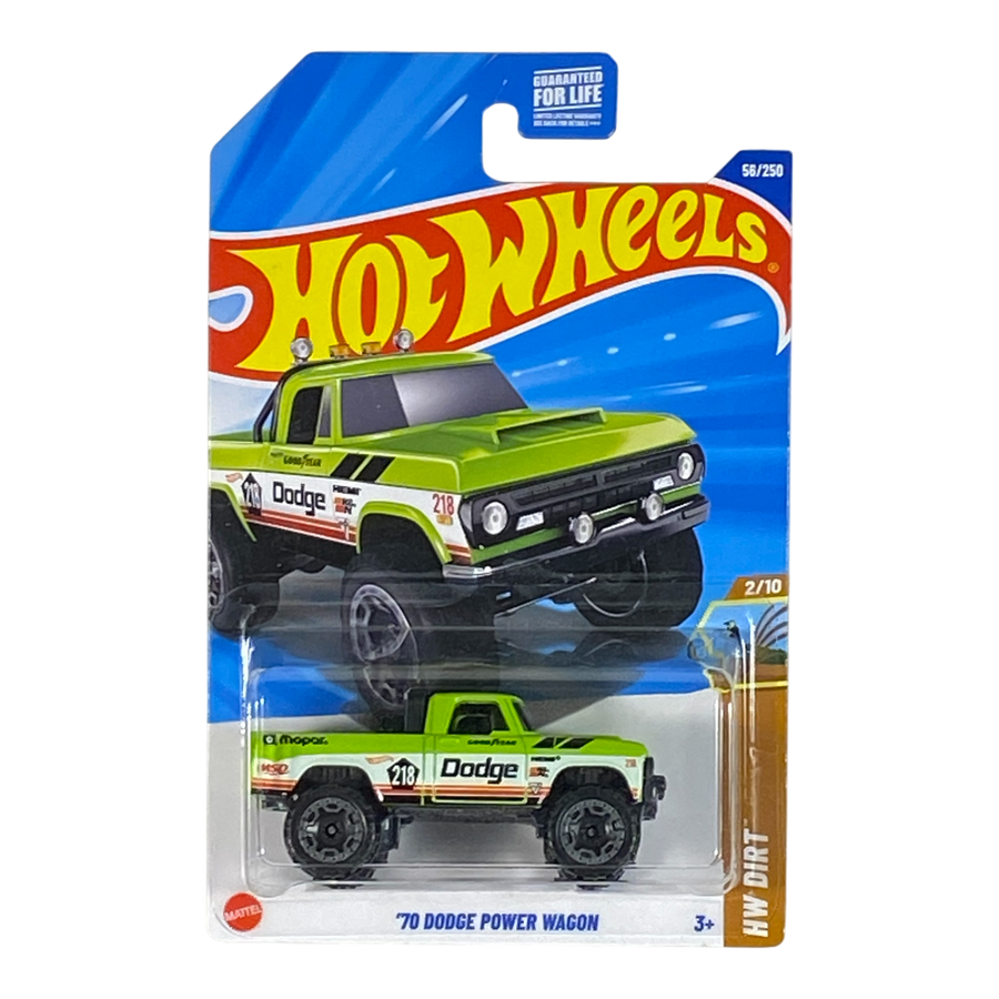 Hot Wheels '70 Dodge Power Wagon | Dirt Series 2/10