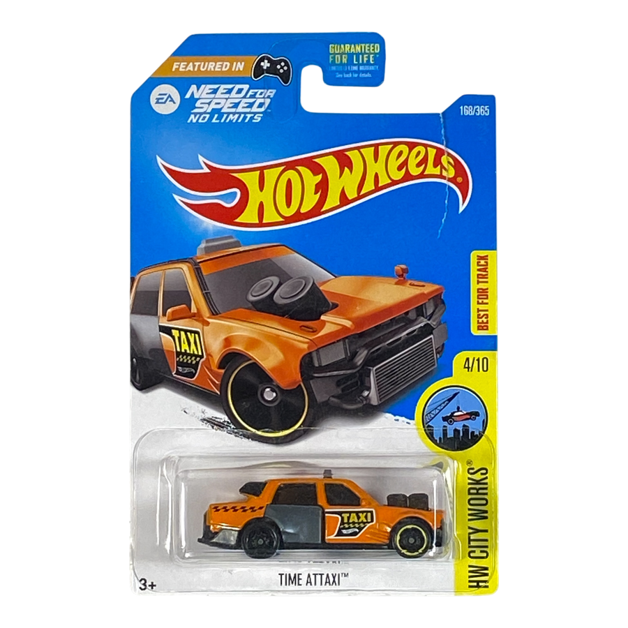 Hot Wheels Time Attaxi | City Works Series 4/10 (Damaged Packaging)