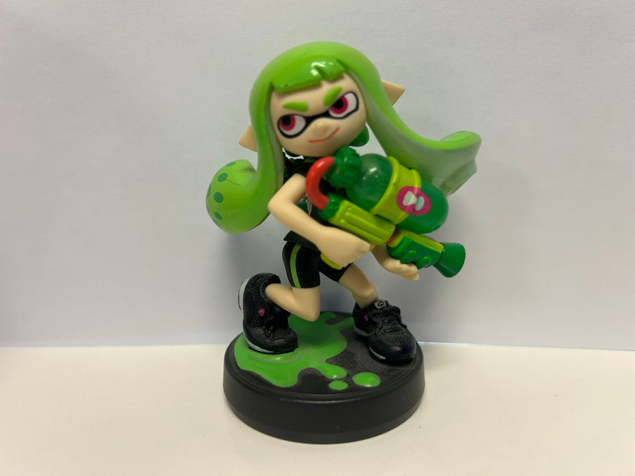 Inkling Girl (Lime Green) Amiibo: Splatoon Series (Nintendo Switch)