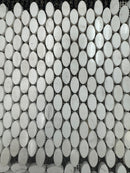 Lot of 3 sheets 12 in. x 12 in. Marble Mosaic Floor and Wall Tile