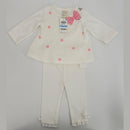1st Impressions Baby Girl 2 Pc Outfit LS Tunic Bottom Leggings 3-6M