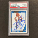 2016-17 NBA Hoops #217 DJ Augustin Signed Card AUTO PSA Slabbed Magic