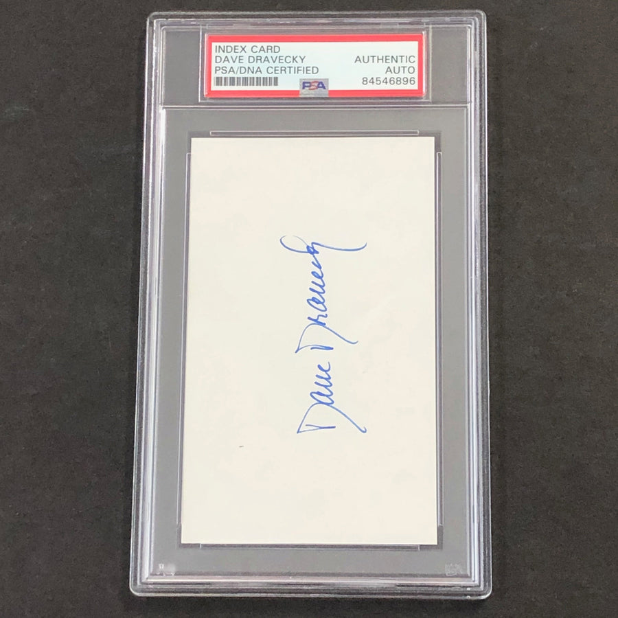 Dave Dravecky Signed Cut PSA/DNA Slabbed Autographed Giants