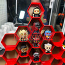 Honeycomb Wall Display for Disney Doorables: Organize and Showcase Your Collection
