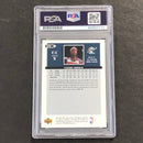 2002-03 Upper Deck MVP #192 Kwame Brown Signed Card PSA Slabbed Wizards