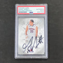 2013-14 SP Authentic #35 Grant Jerrett Signed Card AUTO PSA Slabbed Arizona