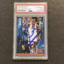 2012-13 Panini Threads #101 Serge Ibaka Signed Card PSA Slabbed Magic