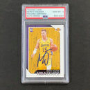 2018-19 NBA Hoops #249 Moritz Wagner Signed Card AUTO 10 PSA Slabbed RC Lakers