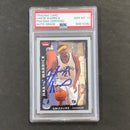 2008-09 Fleer Basketball #192 Hakim Warrick Signed Card AUTO 10 PSA Slabbed Grizzlies