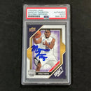 2009-10 Upper Deck Draft Edition #64 Marcus Thornton Signed Card AUTO PSA Slabbed RC LSU