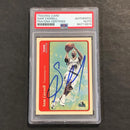 2003-04 Fleer Tradition #12 Sam Cassell Signed Card AUTO PSA Slabbed Minnesota Timberwolves