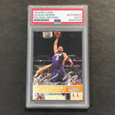 2004-05 Fleer NBA Hoops #101 Devean George Signed Card PSA Slabbed