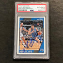 2016-17 NBA Hoops #78 Nikola Vucevic Signed Card AUTO PSA Slabbed Magic