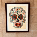 Sugar Skull by Ernesto Yerena Original Screenprint Signed and Numbered