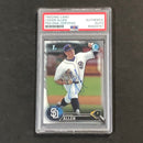 2016 Bowman Prospect Chrome #BCP56 Logan Allen Signed Card PSA Slabbed Auto Padres