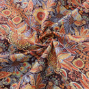 Men's Hawaiian Shirt Mystical Garden Print Cotton 1940s Vintage Short Sleeve Aloha Shirt