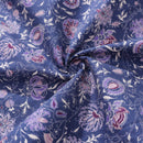 Men's Hawaiian Shirt Mystic Flowers Print Cotton Button-down Short Sleeve Aloha Shirt