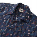 Hawaiian Shirt For Men Oceans and Coral Shirt Camp Collar 100% Cotton
