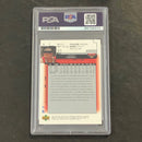 2003 Upper Deck MVP #2 Jason Terry Signed Card AUTO PSA Slabbed Hawks