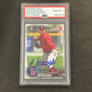 2016 Bowman RC #BP148 Yoan Moncada Signed Card PSA Slabbed Auto 10 Red Sox