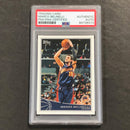 2009-10 Topps Basketball #88 Marco Belinelli Signed Card AUTO PSA Slabbed Warriors