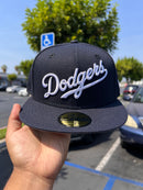 Los Angeles Dodgers Script Navy 5950