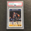 2017-18 Panini NBA Hoops #152 Myles Turner Signed Card AUTO PSA Slabbed Pacers
