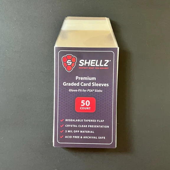 shellz card sleeves Shellz PSA Graded Card Sleeves 50-Count