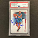 2008-09 SP Authentic #86 David West Signed Card AUTO 10 PSA Slabbed Hornets