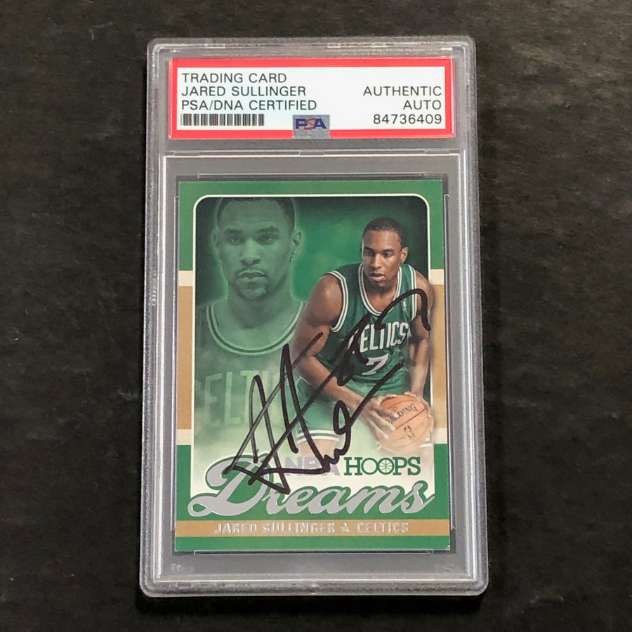 2013-14 Panini Hoops #6 Jared Sullinger Signed Card AUTO PSA/DNA Slabbed Celtics