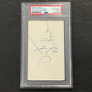 Drayton McLane signed cut PSA/DNA slabbed Autographed Astros
