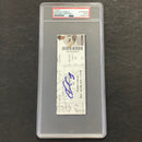 Carlos Correa signed MLB Debut Ticket PSA/DNA Houston Astros autographed