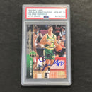 1995 Upper Decker #243 Sarunas Marciulionis Signed Card AUTO 10 PSA Slabbed Supersonics