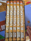 Attack on Titan Vol 13-17 Box Set