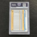 2019 Topps #161 Joey Wendle Signed Card AUTO PSA/DNA Slabbed Rays