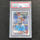 2021 Bowman Draft #BDC-197 Will Bednar Signed Card PSA Slabbed Auto Giants