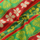 Hawaiian Shirt For Men Vertical Garden Shirt Camp Collar 100% Cotton