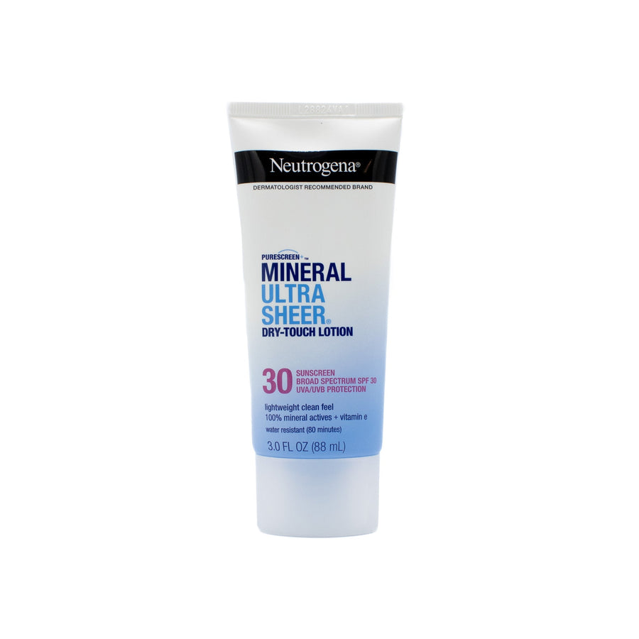 Neutrogena Mineral Ultra Sheer Sunscreen Lotion SPF 30 3oz - Imperfect Container