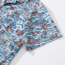 Hawaiian Shirt For Men Monsters of the Deep Shirt Camp Collar 100% Cotton